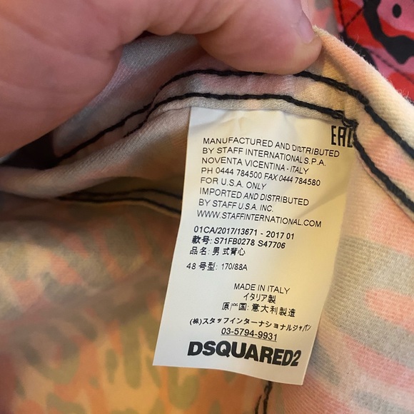 Dsquared Leopard Print Vest - Picture 3 of 3